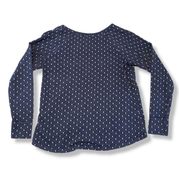 Gap Sweatshirt Size Medium Women's Pullover Thin Lightweight Polka Dots Casual - Picture 2 of 4